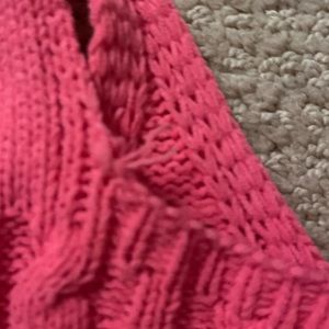 Zara knit pink dress
